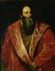 Portret van Pietro Aretino (